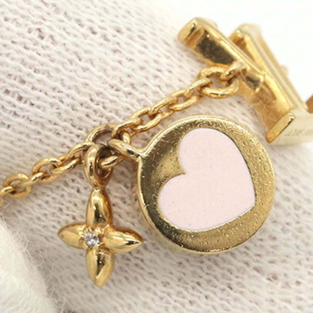 LOUIS VUITTON Pink Heart Charm Bracelet - Picture 5 of 6
